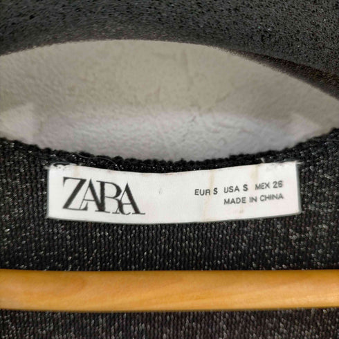 ザラ ZARA ラメ シアーワンピース レディース