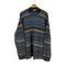 IZOD オーストラリア製 ボーダー コットン クルーネックニット メンズ import:L