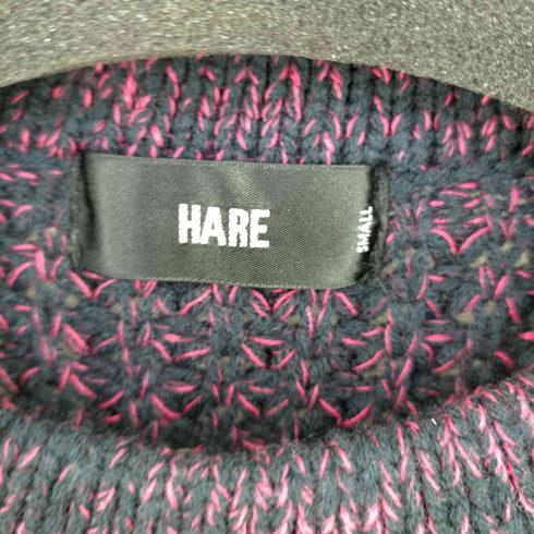 ハレ HARE バイカラー クルーネックニット メンズ JPN:S