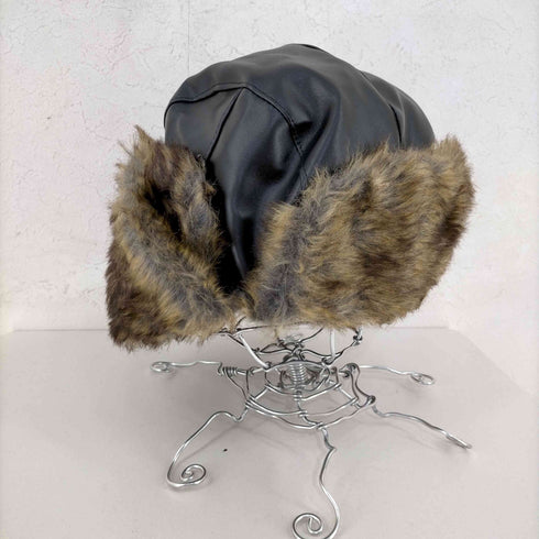 フェイクレザー パイロットキャップ メンズ