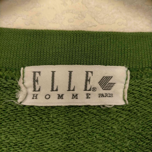 エルオム ELLE HOMME 80S~ バックロゴプリントラグランスウェット メンズ JPN:M