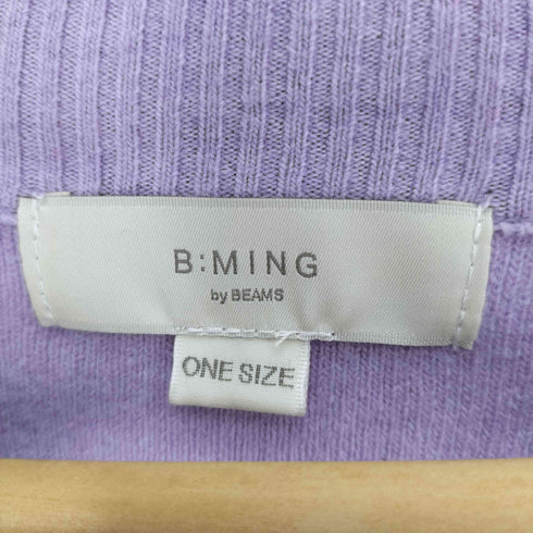 ビーミングバイビームス B:MING by BEAMS 22AW アンゴラ ストレッチ ニットプルオーバー レディース ONE SIZE