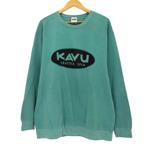 カブー KAVU オーバーサイズ フロントロゴパーカー メンズ import:L