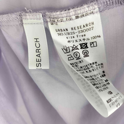 アーバンリサーチ URBAN RESEARCH 22SS エアリー Vネック 半袖 シャツ レディース FREE