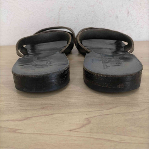 クジャクバイタクマニシザカ kujaku by Takuma Nishizaka SUIREN SANDAL レザーサンダル メンズ