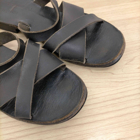クジャクバイタクマニシザカ kujaku by Takuma Nishizaka SUIREN SANDAL レザーサンダル メンズ