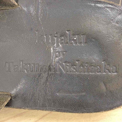 クジャクバイタクマニシザカ kujaku by Takuma Nishizaka SUIREN SANDAL レザーサンダル メンズ