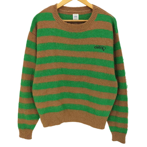 シアター ciatre ウールモヘア混 Border Knit メンズ JPN:M