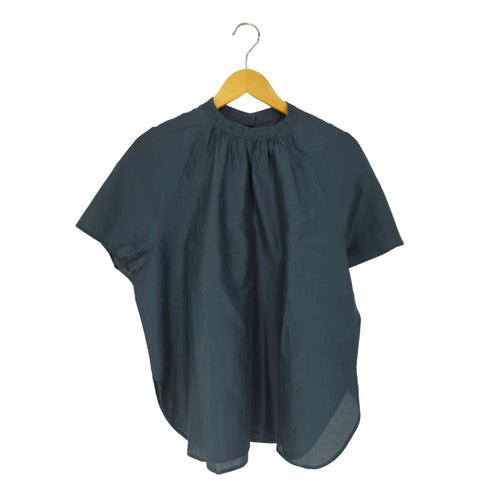 ユナイテッドアローズグリーンレーベルリラクシング UNITED ARROWS green label relaxing FFC コットン / シルク スタンドネック ブラウス レディース