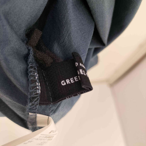ユナイテッドアローズグリーンレーベルリラクシング UNITED ARROWS green label relaxing FFC コットン / シルク スタンドネック ブラウス レディース