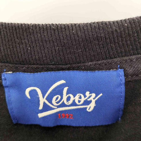 ケボズ KEboz ロゴプリント クルーネック S/S Tシャツ メンズ