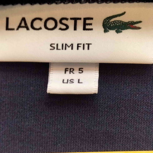 ラコステ LACOSTE スリムフィット クロコエンブレムクルーネックTシャツ メンズ import:L