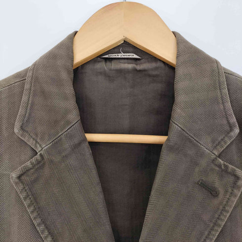 ヘンリーコットンズ Henry Cotton?s ヘリンボーン テーラードジャケット メンズ 58
