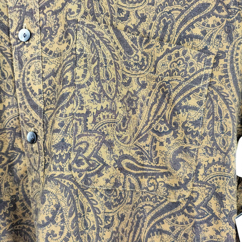 マンハッタン Manhattan L/S ペイズリーシャツ レディース JPN:L