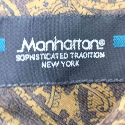 マンハッタン Manhattan L/S ペイズリーシャツ レディース JPN:L