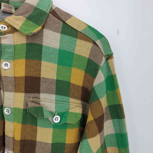 ブルーワーク BLUE WORK コットンチェック BOXシャツ メンズ JPN:M