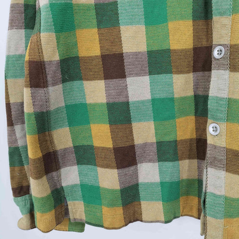 ブルーワーク BLUE WORK コットンチェック BOXシャツ メンズ JPN:M
