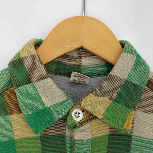 ブルーワーク BLUE WORK コットンチェック BOXシャツ メンズ JPN:M