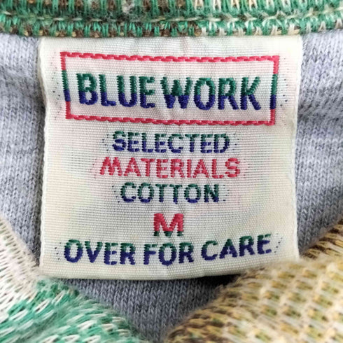ブルーワーク BLUE WORK コットンチェック BOXシャツ メンズ JPN:M