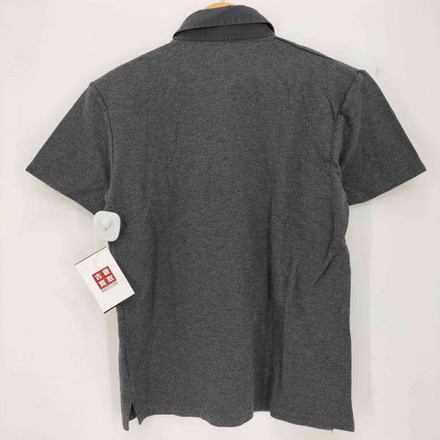 バーバリーブラックレーベル BURBERRY BLACK LABEL ノバチェック切り替えし ポロシャツ メンズ JPN:2