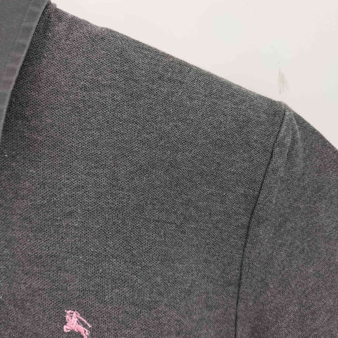 バーバリーブラックレーベル BURBERRY BLACK LABEL ノバチェック切り替えし ポロシャツ メンズ JPN:2