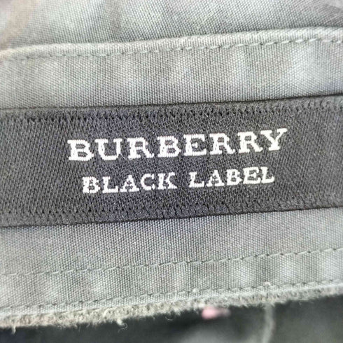 バーバリーブラックレーベル BURBERRY BLACK LABEL ノバチェック切り替えし ポロシャツ メンズ JPN:2