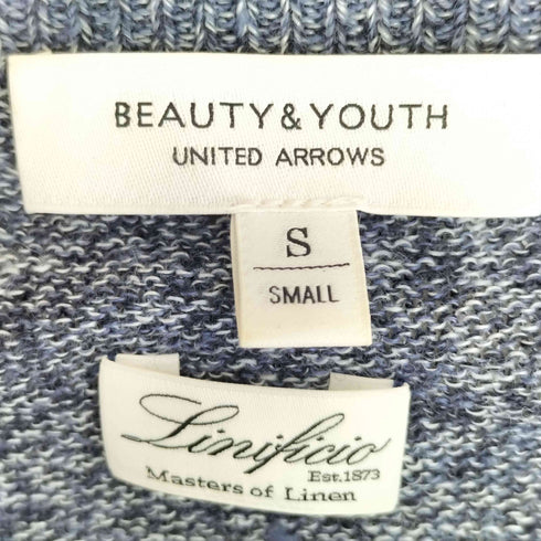 ビューティーアンドユースユナイテッドアローズ BEAUTY & YOUTH UNITED ARROWS BY LINIFICIO リネン ウォッシャブル ニット メンズ JPN:S