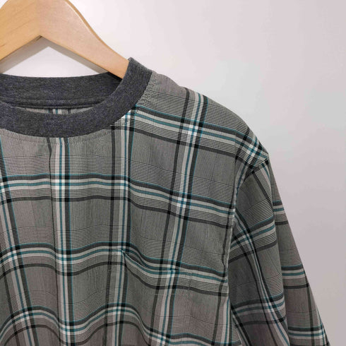 ユナイテッドアローズグリーンレーベルリラクシング UNITED ARROWS green label relaxing ドライ チェックレイヤード レディース M