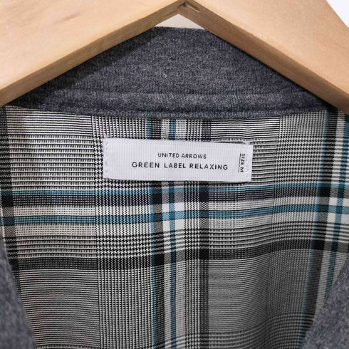 ユナイテッドアローズグリーンレーベルリラクシング UNITED ARROWS green label relaxing ドライ チェックレイヤード レディース M