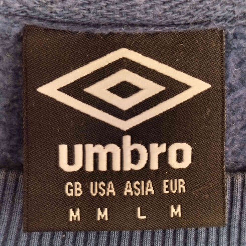 アンブロ UMBRO 前V 胸プリントロゴ クルーネックスウェット レディース JPN:L