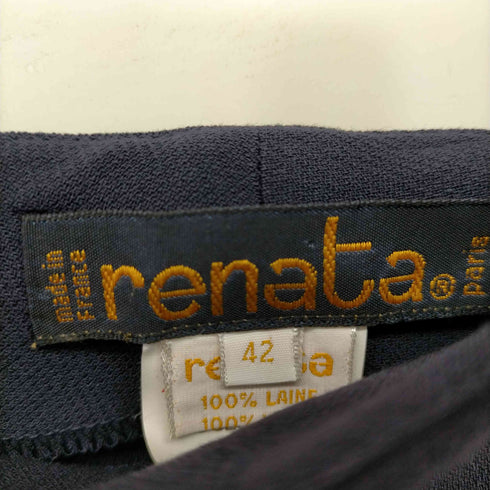 RENATA MADE IN FRANCE サイドジップウールワイドパンツ メンズ 42