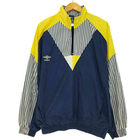 アンブロ UMBRO 90S ハーフジッププルオーバージャケット メンズ import:L