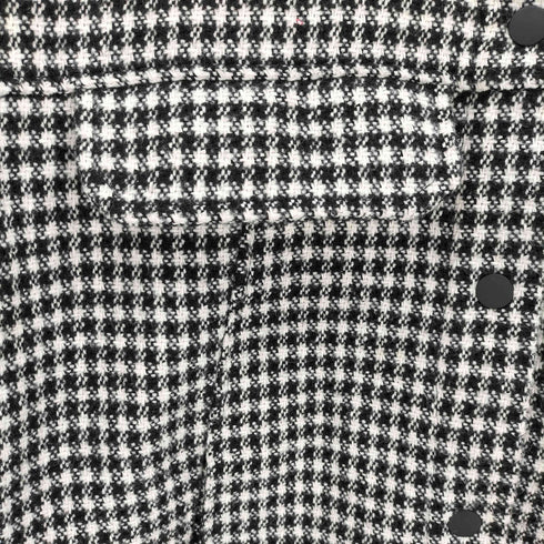 ザラ ZARA 千鳥格子柄 テクスチャ― シャツ ジャケット レディース