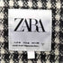 ザラ ZARA 千鳥格子柄 テクスチャ― シャツ ジャケット レディース