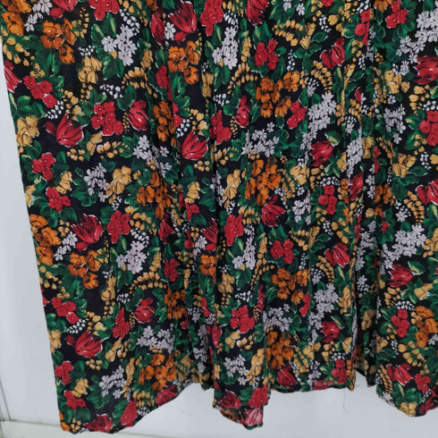 ザラ ZARA 花柄フレアワンピース レディース import:L