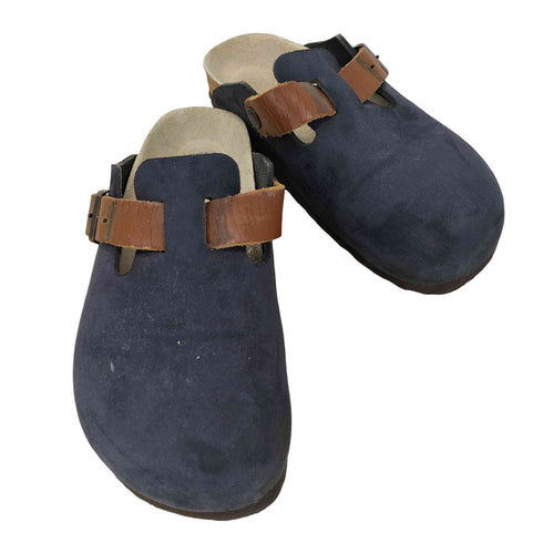 ビルケンシュトック BIRKENSTOCK ネイビースエード ボストン レディース JPN:24