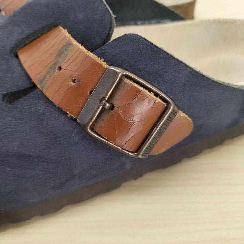 ビルケンシュトック BIRKENSTOCK ネイビースエード ボストン レディース JPN:24