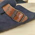 ビルケンシュトック BIRKENSTOCK ネイビースエード ボストン レディース JPN:24