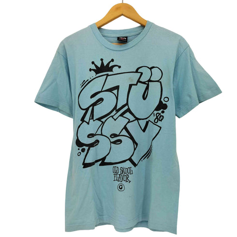 ステューシー Stussy 00S Old Skool Flavor Big Art T-shirt メンズ import:M