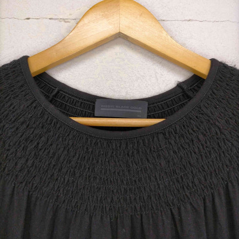 ディーゼルブラックゴールド DIESEL BLACK GOLD ギャザーデザイン長袖ストレッチブラウス レディース JPN:XS