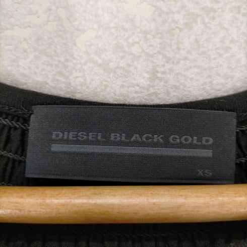ディーゼルブラックゴールド DIESEL BLACK GOLD ギャザーデザイン長袖ストレッチブラウス レディース JPN:XS