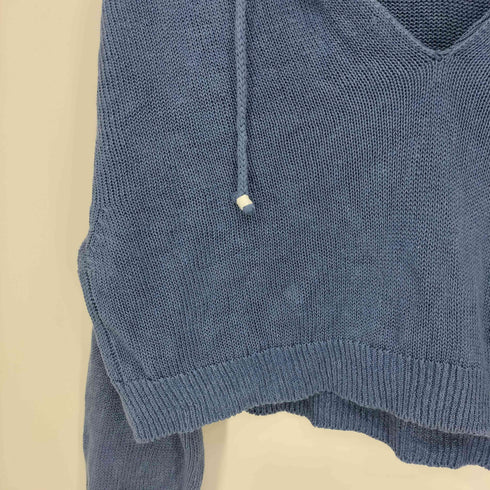 ジェーンスミス JANE SMITH クロップドリネンプルオーバーパーカー レディース JPN:38