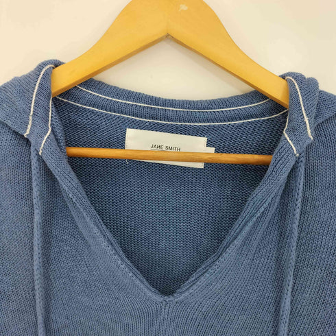 ジェーンスミス JANE SMITH クロップドリネンプルオーバーパーカー レディース JPN:38