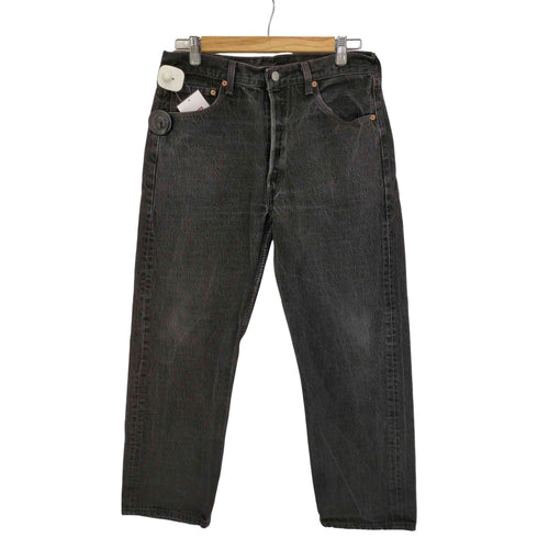 リーバイス Levis 501 95年10月製 後染め ブラックデニムパンツ メンズ W34 L30