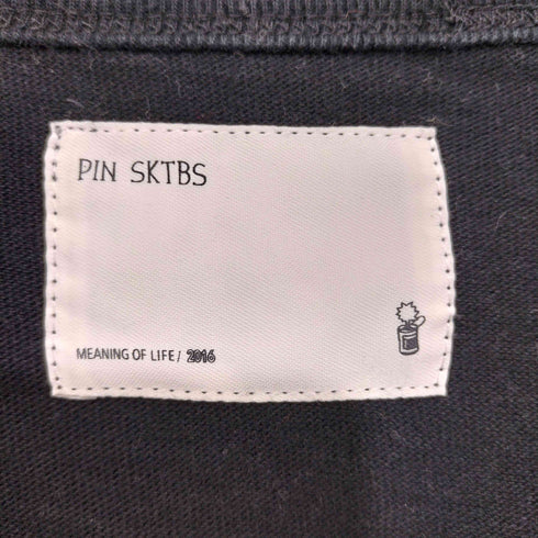 PIN SKTBS D'ACCORD 撞色印花短Tee オーバーサイズアーチプリント半袖Tシャツ メンズ JPN:XL