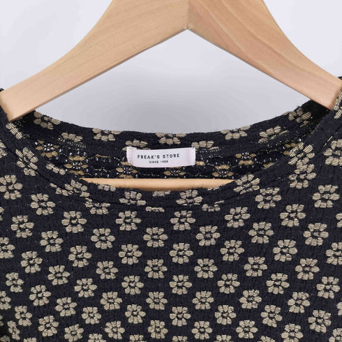 フリークスストア FREAKS STORE 23SS フラワー ストレッチパフ Tシャツ レディース FREE