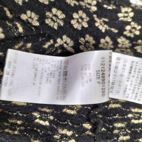 フリークスストア FREAKS STORE 23SS フラワー ストレッチパフ Tシャツ レディース FREE