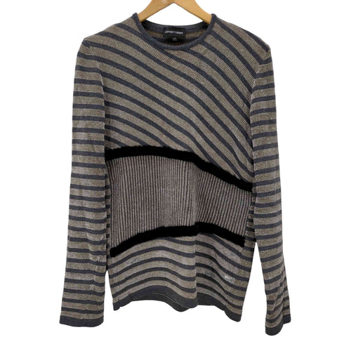 エンポリオアルマーニ EMPORIO ARMANI ボーダー柄デザインニット メンズ JPN:44