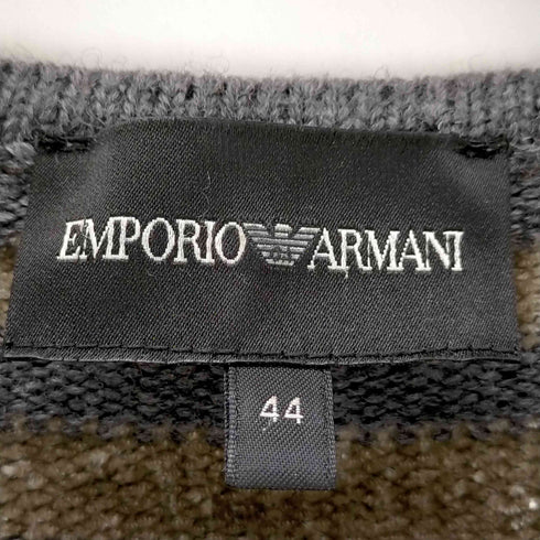 エンポリオアルマーニ EMPORIO ARMANI ボーダー柄デザインニット メンズ JPN:44