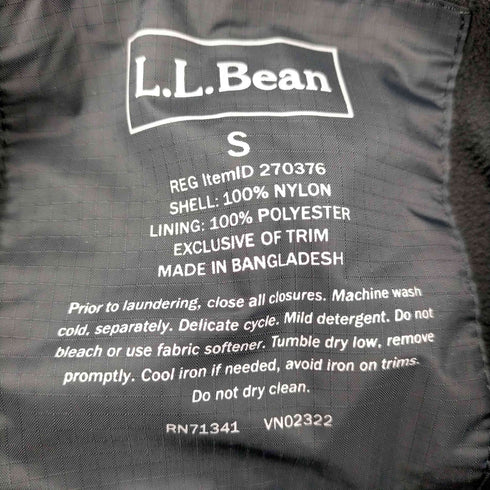 エルエルビーン L.L.Bean 裏地フリース ナイロンマウンテンパーカー メンズ JPN:S